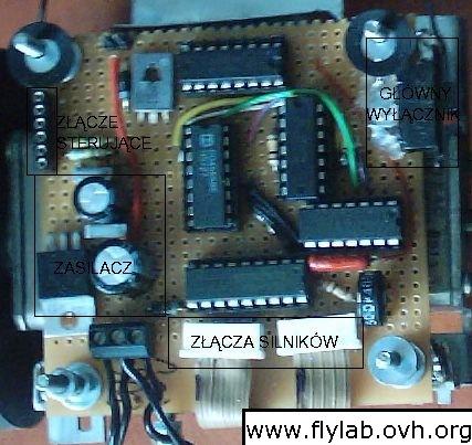 Motor driver board.