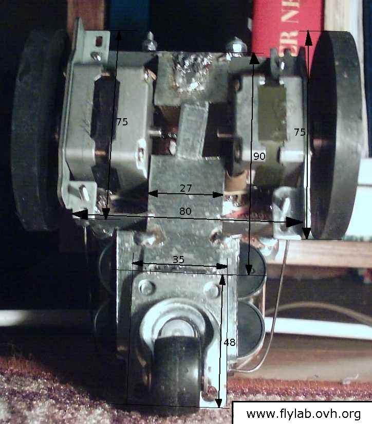 Photo of the robot's chassis.