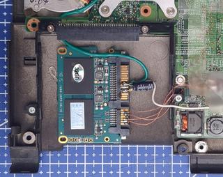ThinkPad X41 SATA SSD Mod – ditching the old 1.8″ PATA hard drive